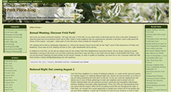 Desktop Screenshot of parkplaceblog.com